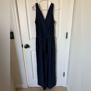 Monteau Navy Jumpsuit